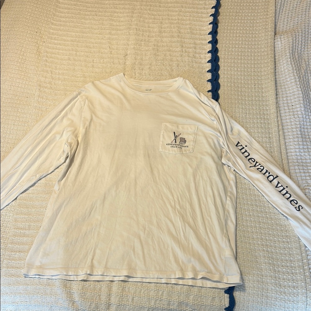 Vineyard Vines White Long Sleeve Shirt